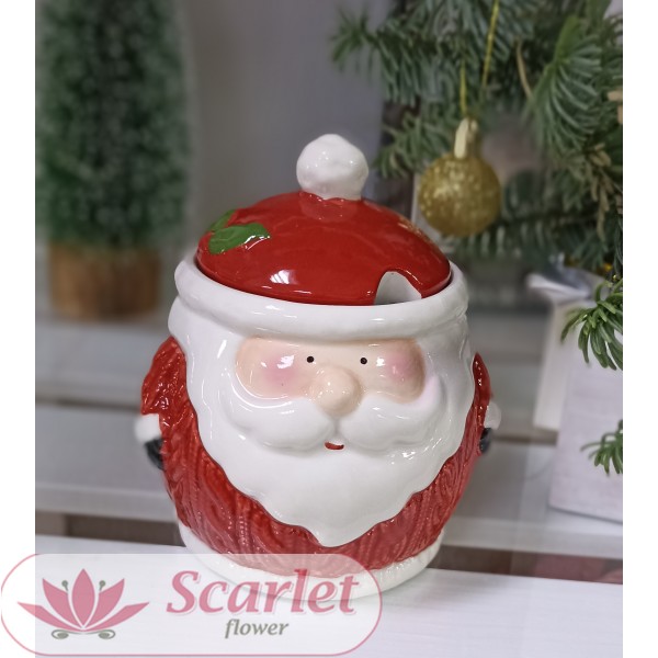 Сувенир -сахарница "Дед Мороз"